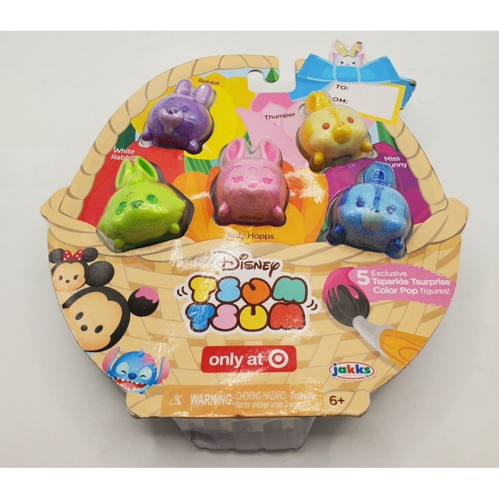 Disney Tsum Tsum Tsparkle Tsurprise Color Pop‎ 5 Figure Set